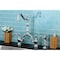 Kingston Brass KS7751ALBS English Country Kitchen Bridge Faucet W/Brass Sprayer, Chrm KS7751ALBS - alternate 4